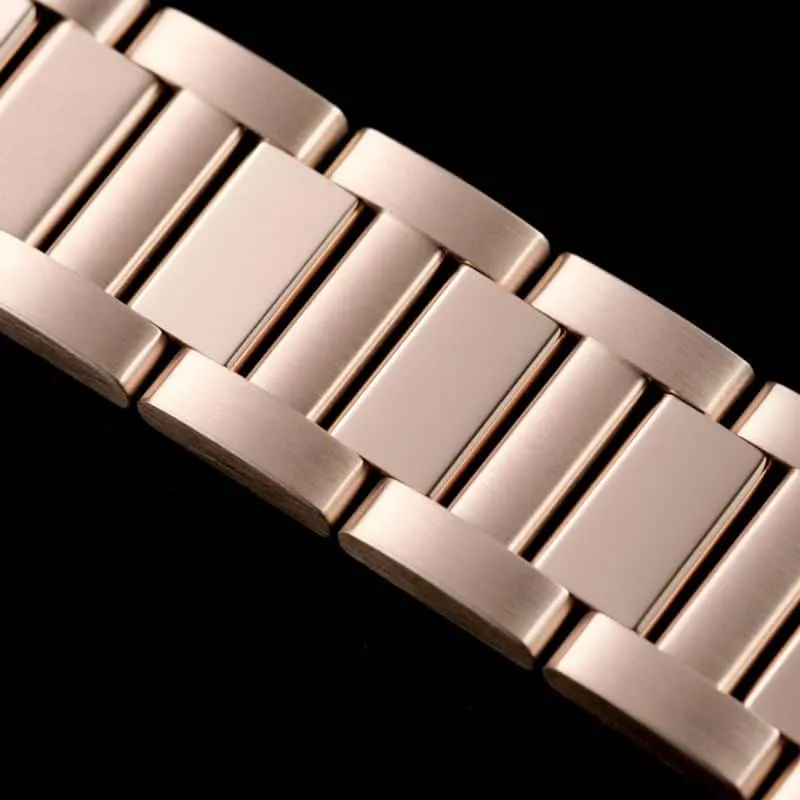 Cartiertop-tiersuper watch Pasha series ladies fully automatic movement white rose gold watch front view