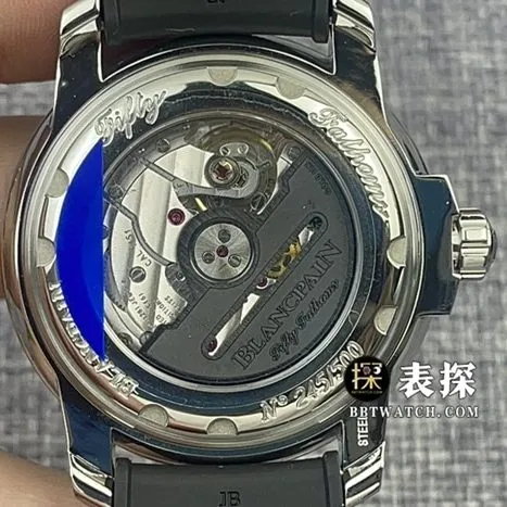 ZF Factory Blancpain Fifty Fathoms 5008B Top Watch Men's Dark Gray Dial Barracuda Rubber Strap Pictures and Price Buckle Real Shot Pictures