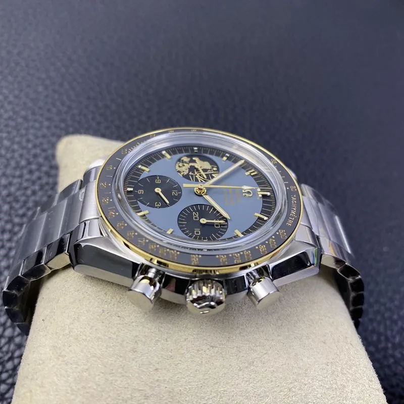 OM factory Omega watches Speedmaster Apollo 11 domineering men's mechanical watch movement Figure