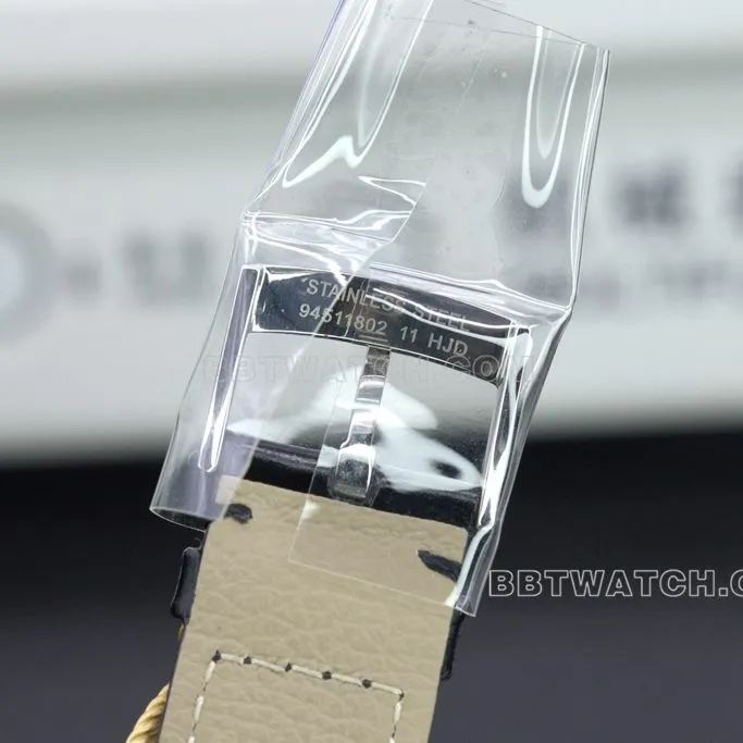 A+ factory Omegareplica watch De Ville new men's mechanical temperament clasp details