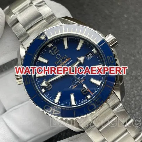 top-tier watch VS FactorySeamasterblue dial8800 mechanical 39.5mm caseback live photo