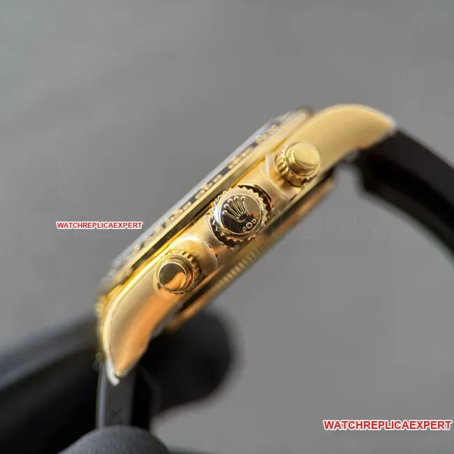 CBD Factory Rolex1:1replica watch Daytona gold case Tiffany blue dial4131 weight live photos