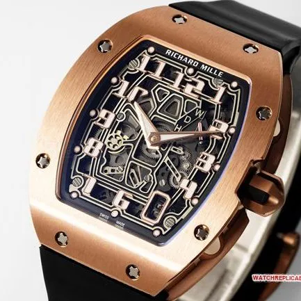 collectible watch Richard Mille skeleton dialRM67-01front live photo