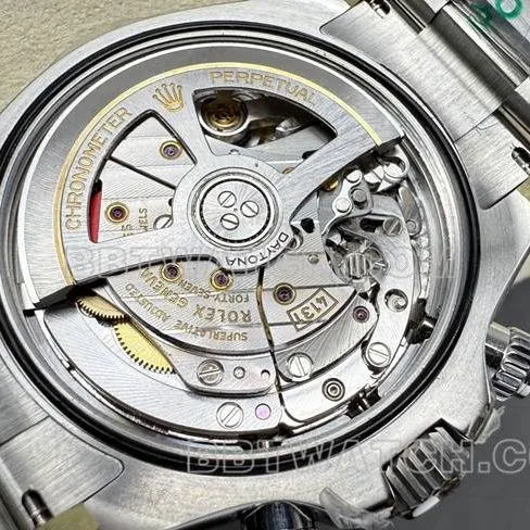 Watch Daytona UFO Factory Rolex White Plate 4131 Mechanical Front Actual Picture