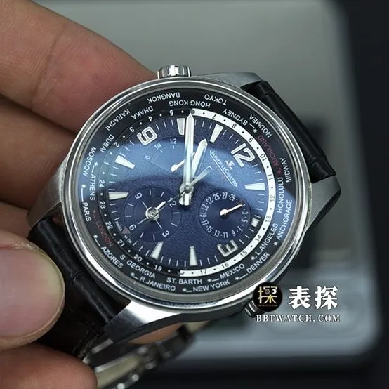 ZF FactoryJaeger-LeCoultre Beichen 904847Jtop-tier 1:1high-quality watch men's geographer world time leather strap model pictures and prices overall live photos