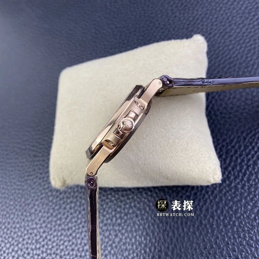 GS factory Patek Philippe sporty and elegant watch men's diamond plate leather strap model pictures and prices front live photo