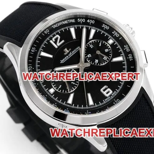 watch Beichen Jaeger-LeCoultreblack dial mechanical black rubber style braceletlive photos