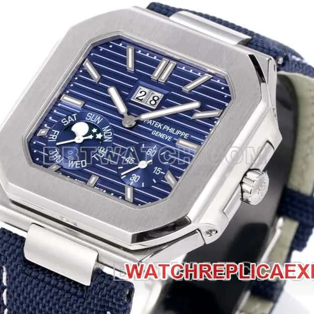 3K FactoryPatek PhilippeCUBITUS1:1super cloneblue dial5822caseback live photo
