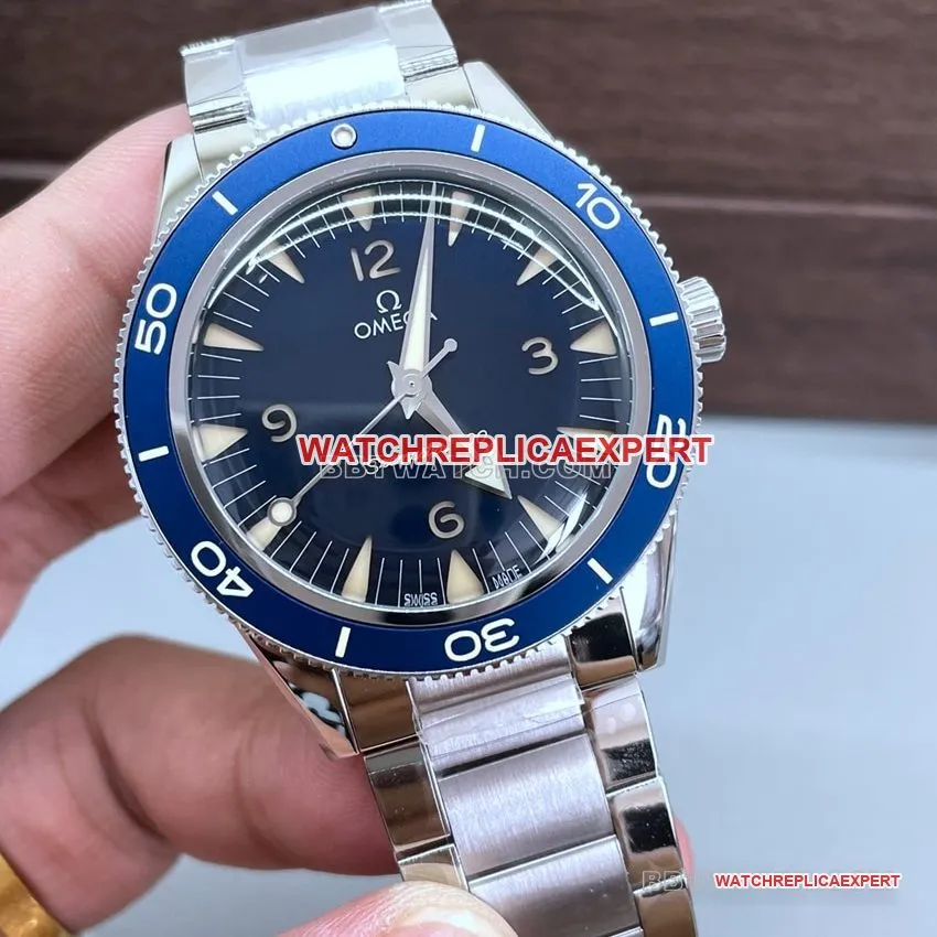 VS factory Omega Seamaster super A 2024 new blue plate 234.30.41.21.03.001 front real picture