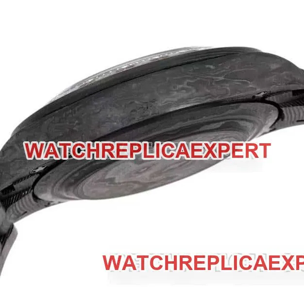 TW factory Rolex Daytona top-tier carbon fiber hollow plate black steel bracelet side live photo