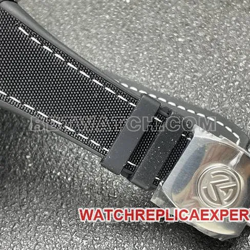Frank Muller 1:1replica watch ABF factory V45black dial diamond case leather braceletfront live photo
