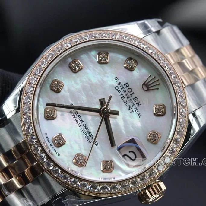 Rolex Top collectible watches GS Log 31 Women's Mechanical Bezel Diamonds