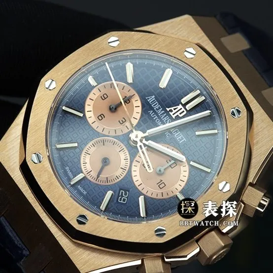 BF factory Audemars PiguetRoyal Oak26331OR1:1super watch men's blue dialleather strap model pictures and prices clasplive photos