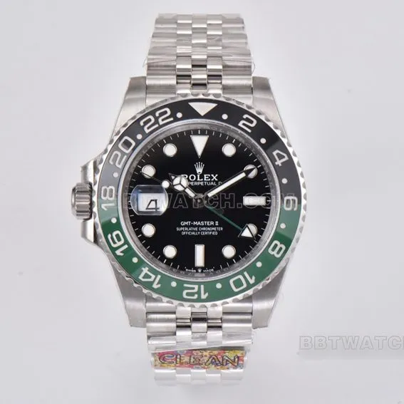 C Factory RolexGMT-Mastersuper left-handed Sprite circle m126720vtnr-0002front live photo
