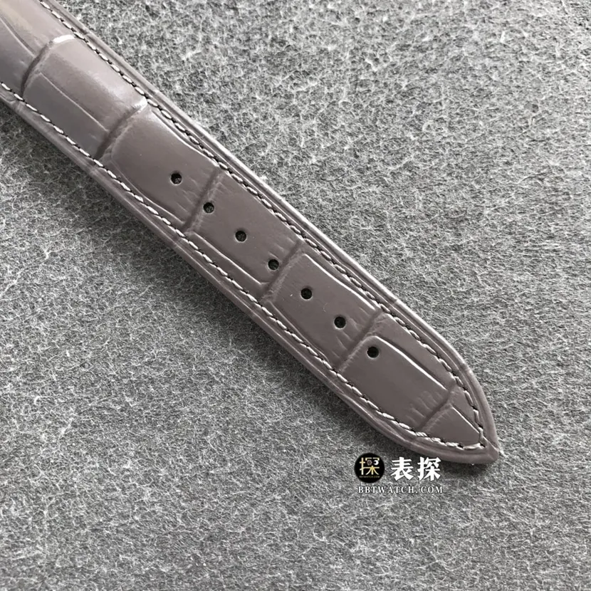 Omega Diefei top-tier 1:1high-quality watch men's white dialyellow goldleather strap model pictures and prices front live photo