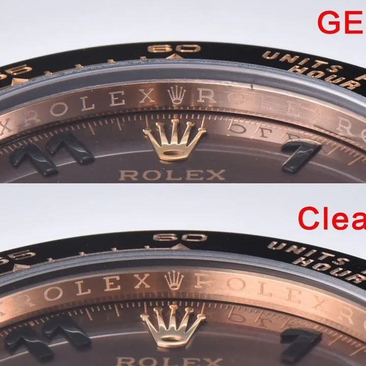 Rolex ceiling, Daytonareplica watch, front comparison picture