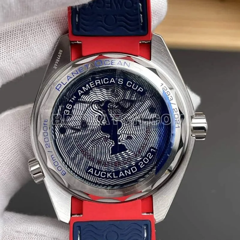 VS FactoryOmegaSeamastertop-tier 1:1high-quality America's Cup 600mwhite dial215.32.43front live photo