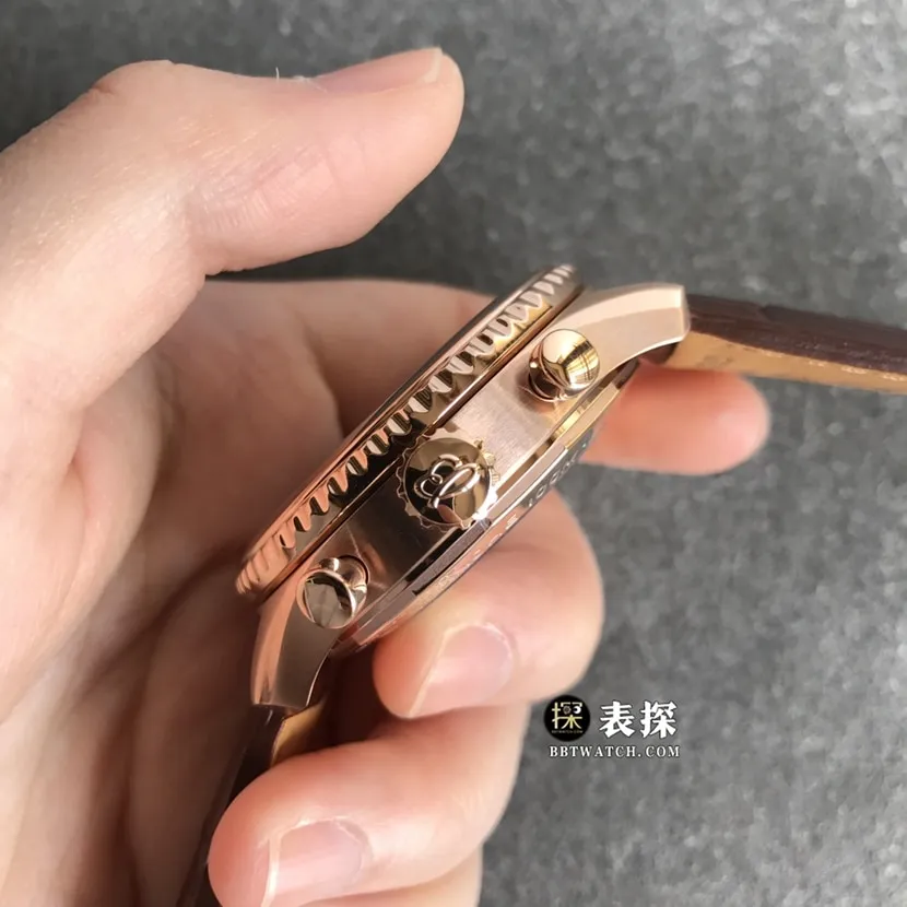 BL factory Breitling legendary aviation watch men's brown panda disk leather strap model pictures and prices front live photo