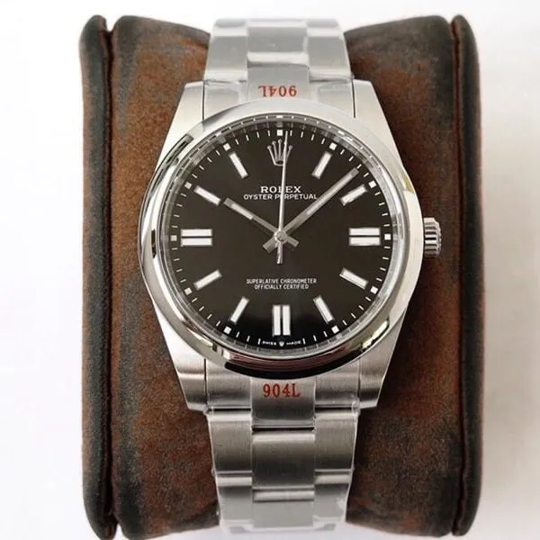 GS factory Rolextop-tier watch Oyster Perpetual Pokémon 41mm black dial front view