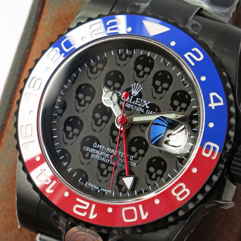 Rolexsuper watch GMT-Master type REVENGE Milgauss revenge series limited edition men's mechanical watch back cover picture