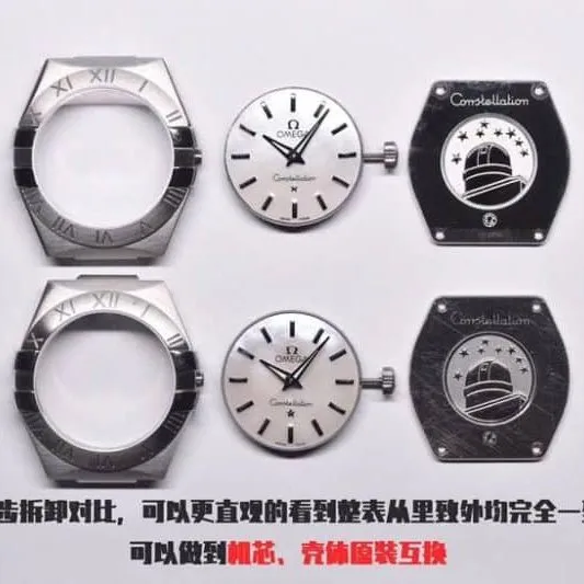 3sOmega Constellation Series 27mmladies' watch genuine and fake comparison review detail shots