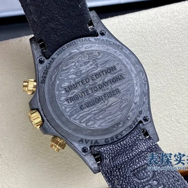 Dachang high-quality replicaRolex carbon fiber Daytona gray plate men's mechanical watch front