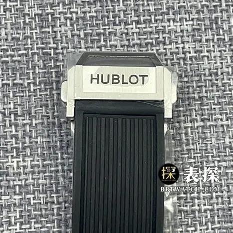 BBF Factory Hublot Watch Men's Super A Watch Matte Black Skeleton Dial Diamond Inlaid Rubber Strap Picture and Price Buckle Real Shot Picture
