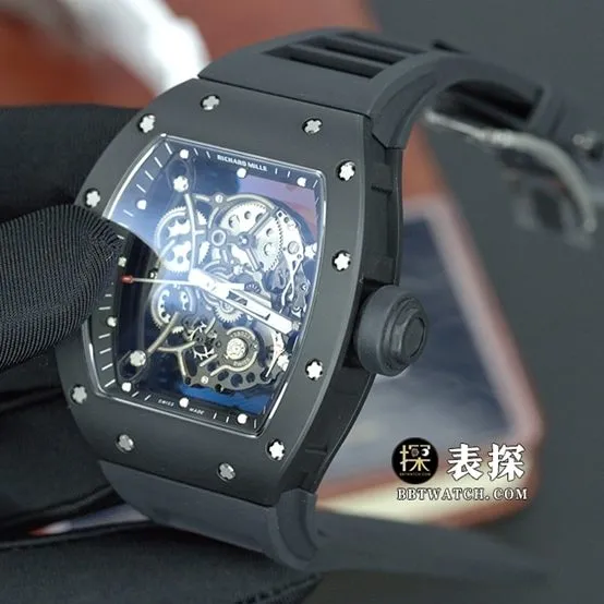 Richard Mille1:1replica watch,BBR men's watch,front live photo