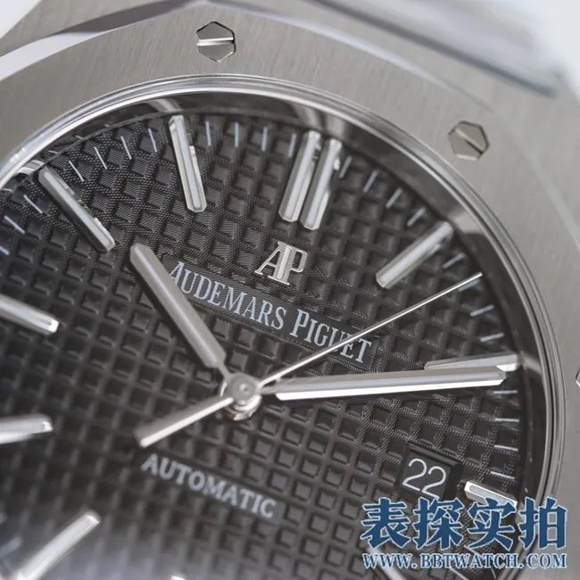 OR factory Audemars Piguet top black plate Royal Oak Ap15400st watch_how much_pictures_workmanship how buckle
