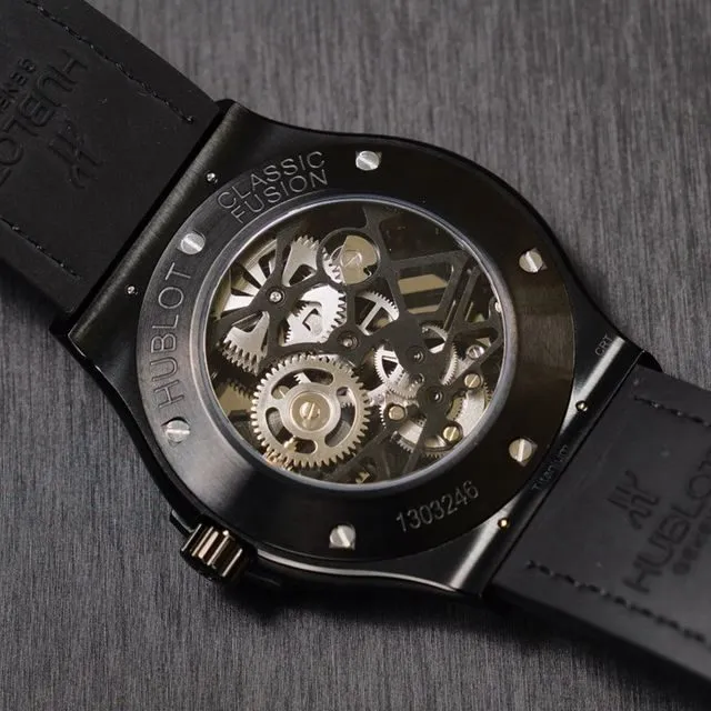 Hublotsuper watch (Hublot) classic fusion series tourbillon watch front view