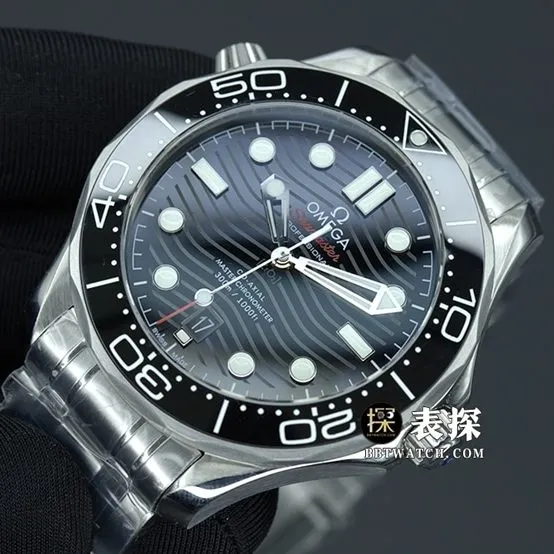 VS FactoryOmegaSeamaster 300m watch men's black dialsteel bracelet picture and price front live photo