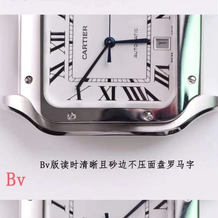 Cartier Santos series WSSA0009 (large size) watch authenticity review detail shots