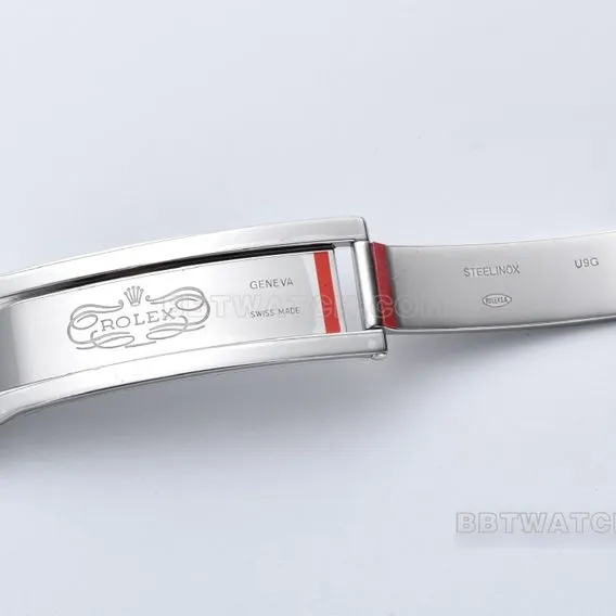 Factory C Rolex Oyster Perpetual top-tier 1:1high-quality replica41mm bubble noodle m124300-0008front live photo