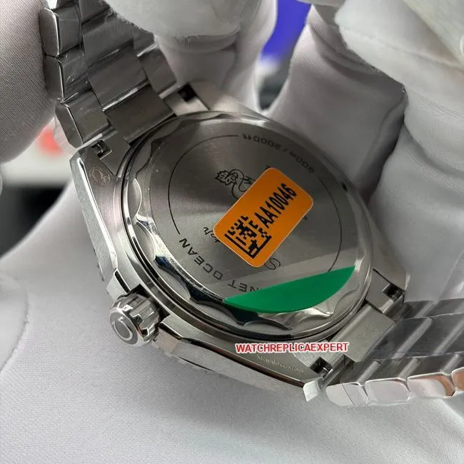 Top Watch VS Factory Omega Seamaster Black Dial 600m Steel Bracelet Buckle Real Pictures