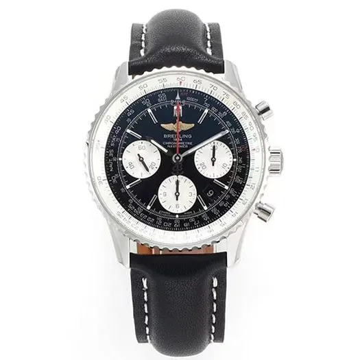 BLS Breitling Navitimer B01 Chronograph Watch Authenticity Comparison Review Caseback Detail Pictures
