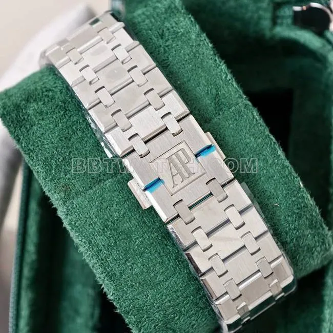 collectible watch Royal OakDDF factory Audemars Piguetblack dial4302 mechanical 15510braceletlive photos