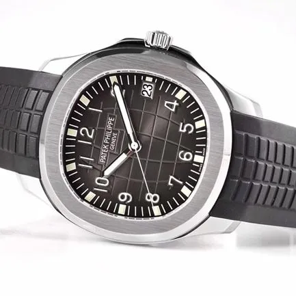 ZF FactoryPatek Philippetop-tier replicahigh-quality watch men's black dialrubber strap submarine explorer series mechanical watch movement picture