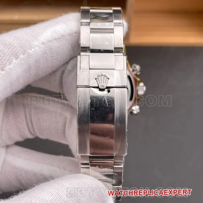 Top Rolex Daytona CBD factory white dial 4131 mechanical front actual product photo