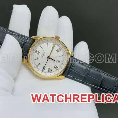 TW factory Longines watchmaking traditional top-tier 1:1super clonesilver dialyellow goldL2.844.6.71.2caseback live photo