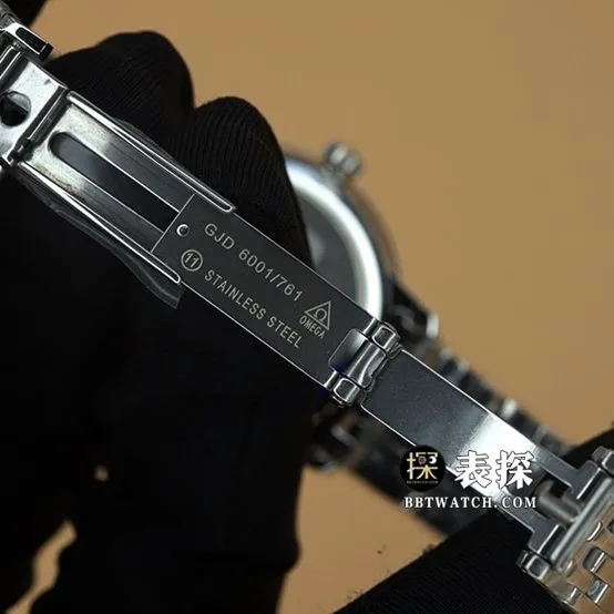MKS FactoryOmega Die Fei watch women's white dial gold needle steel bracelet model pictures and prices front live photo