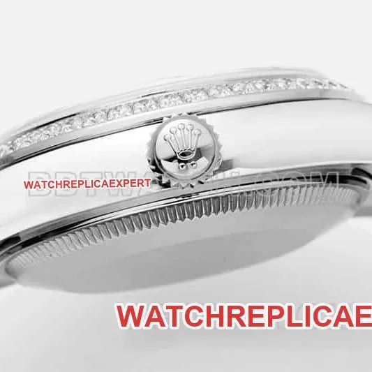 ARF FactoryRolex log top-tier pink plate diamond bezel31mm five grid link 278289front live photo
