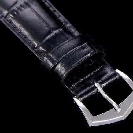 GR Top collectible watches Patek Philippe 5205G-013 Complications Series Top Version White Steel Black Back Men's Watch Front View