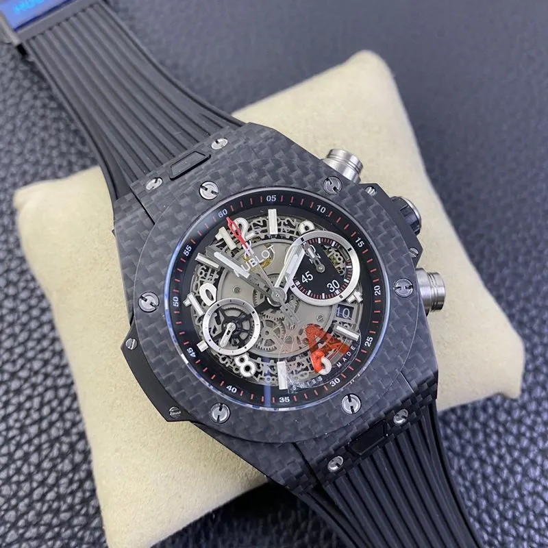 Hublot BIG BANG series carbon fiber case watch clasp picture