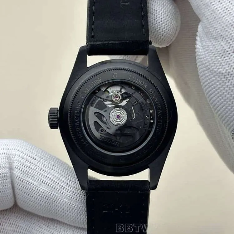 GRTudor Biwan top-tier 1:1high-quality replicablue dialleather strap model M79210front live photo