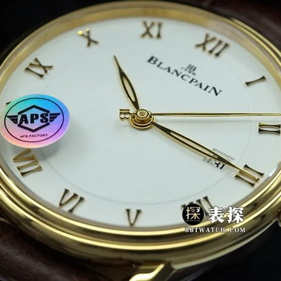 Blancpain1:1replica watch,APS classic watch,front live photo