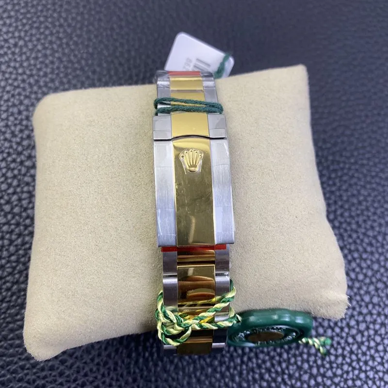 Rolex watch gold Datejust41MM gold plate new six-digit small crown watch side view