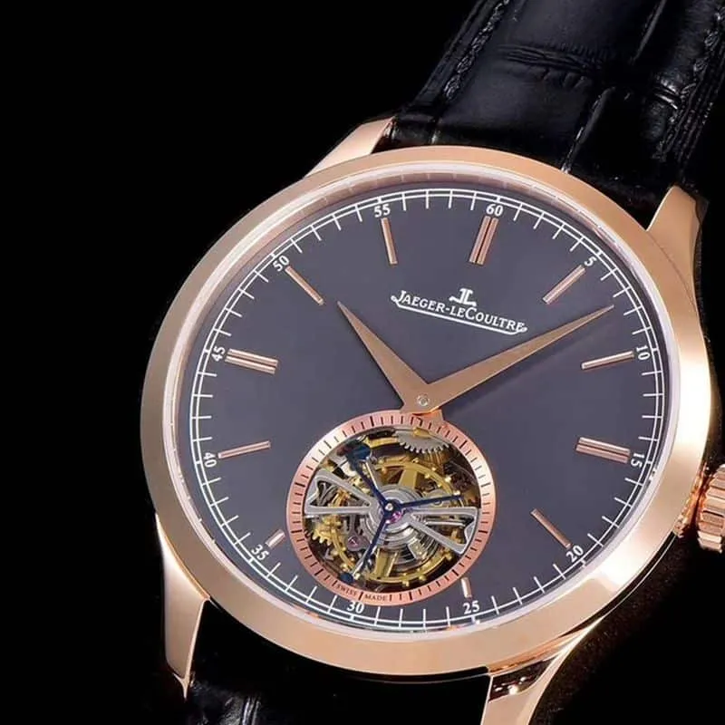 Jaeger-LeCoultre watch master 1662451 series Cal798 automatic genuine tourbillon men's watch front view