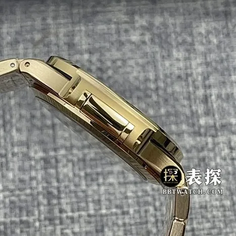 3K FactoryPatek Philippe sporty and elegant 71181:1top-tier watch women's honey gold silver plate steel bracelet model pictures and prices front live photo