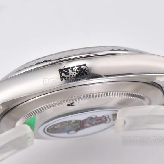 C factory Rolex log top-tier 1:1super Pothos 41mm three-row link m126334-0021side live photo
