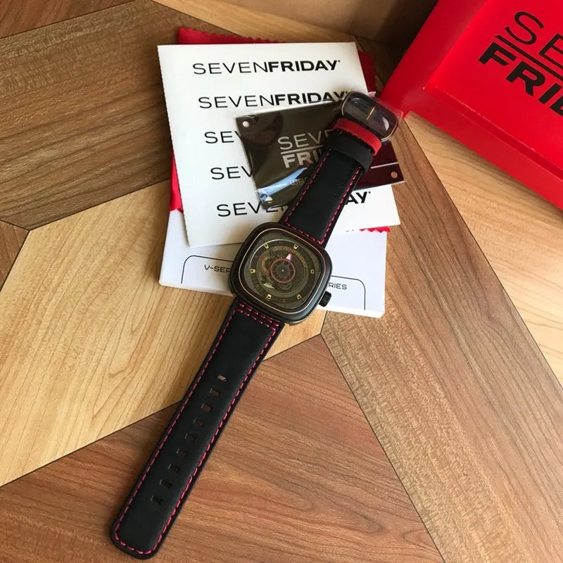 Seven day display five watch lucky money limited edition automatic movementmen's watch front view